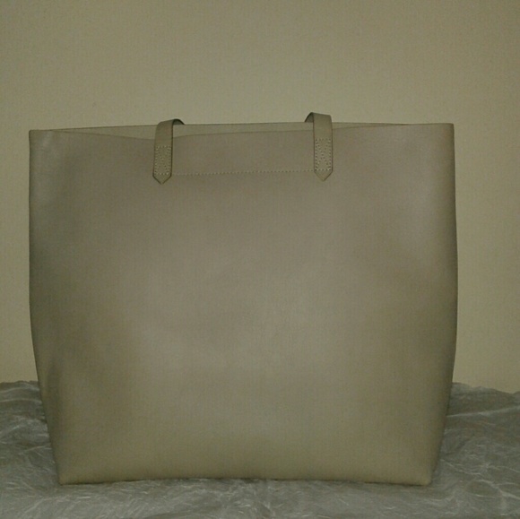 Madewell Transport Leather Tote - Washed Olive - Picture 4 of 8
